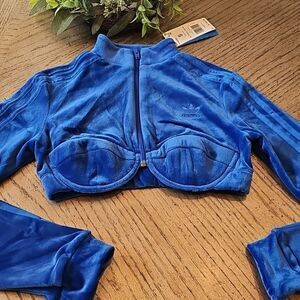 Adidas Jeremy Scott jersey track top jacket size S NWT